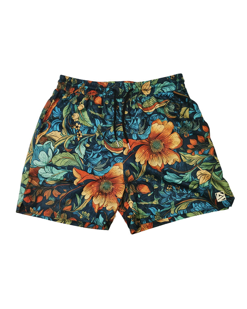 FLORAL HYBRID 5" SHORTS