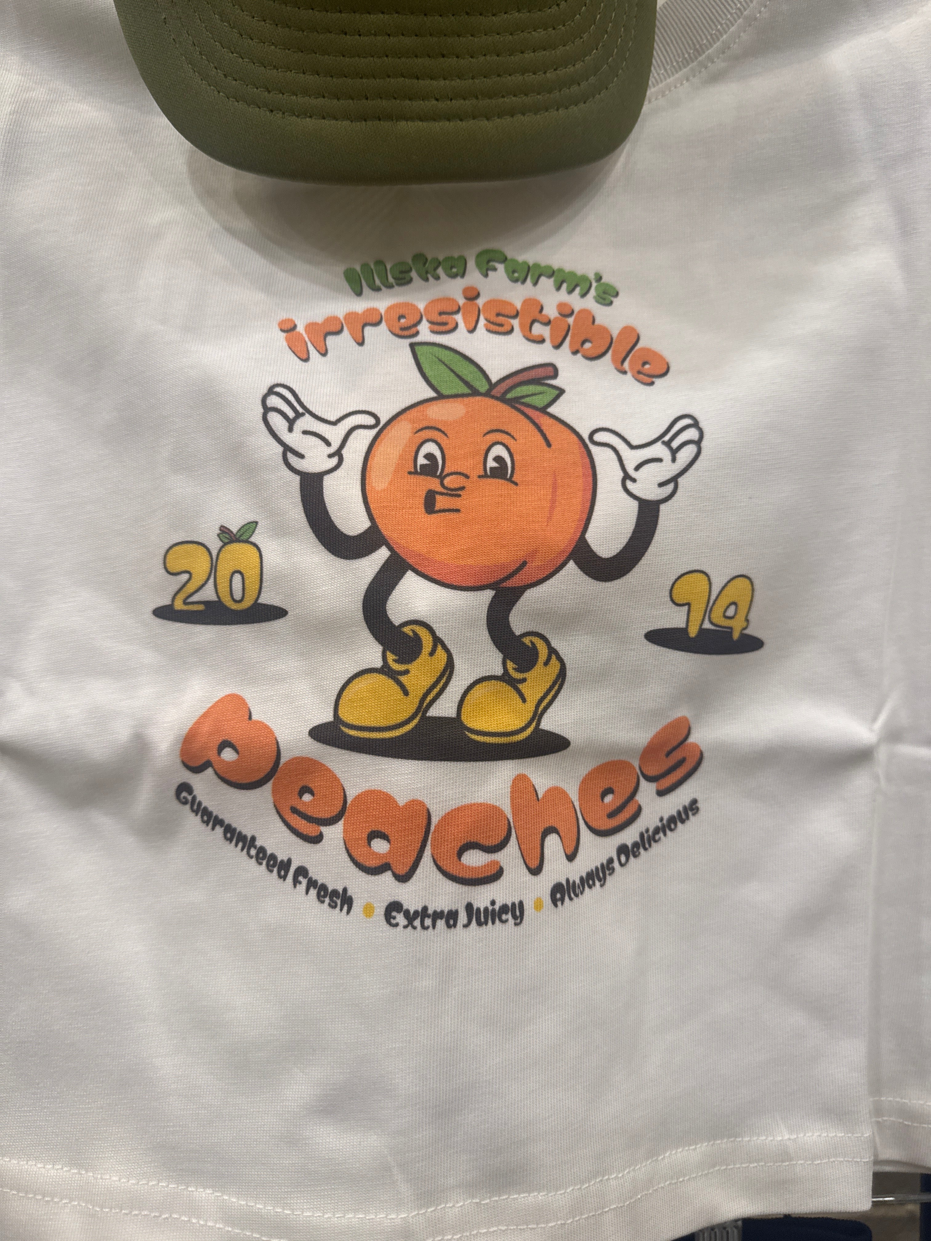 Peach crop top